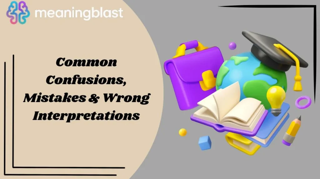Common Confusions, Mistakes & Wrong Interpretations