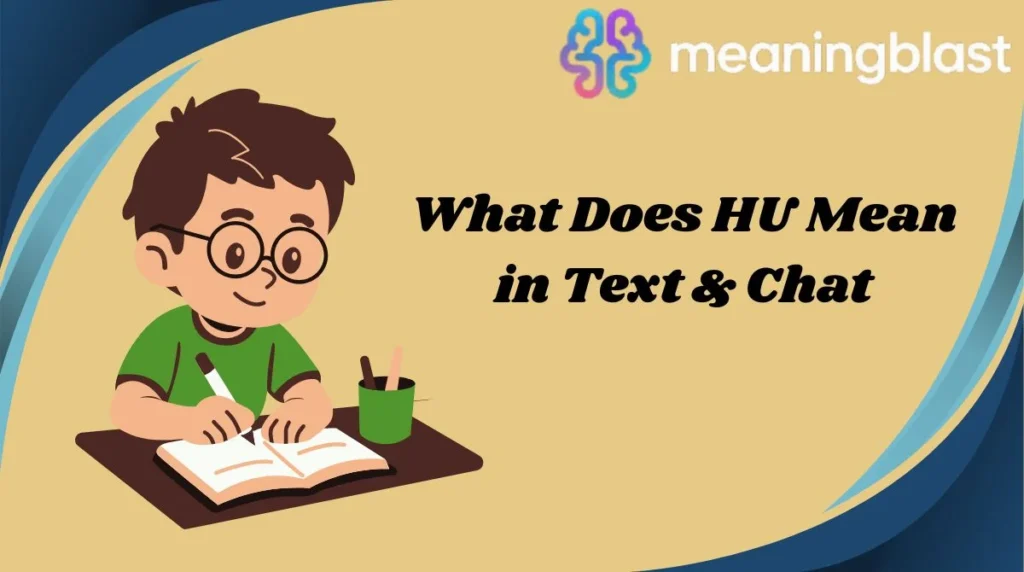 What Does HU Mean in Text & Chat