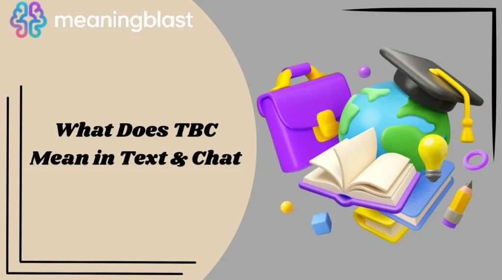 What Does TBC Mean in Text & Chat