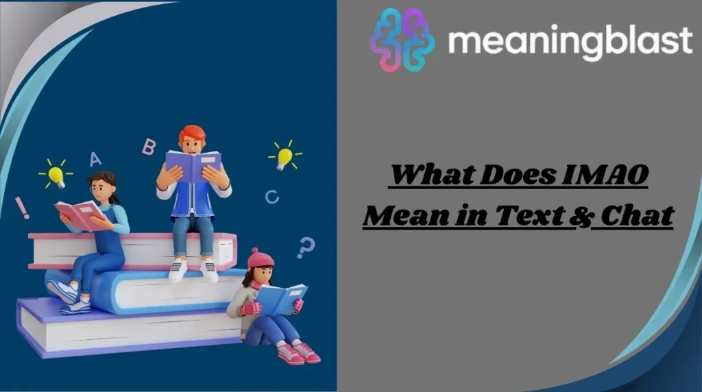 What Does IMAO Mean in Text & Chat