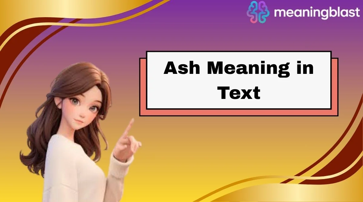 Ash Meaning in Text