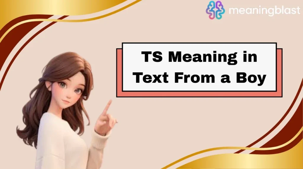 TS Meaning in Text From a Boy