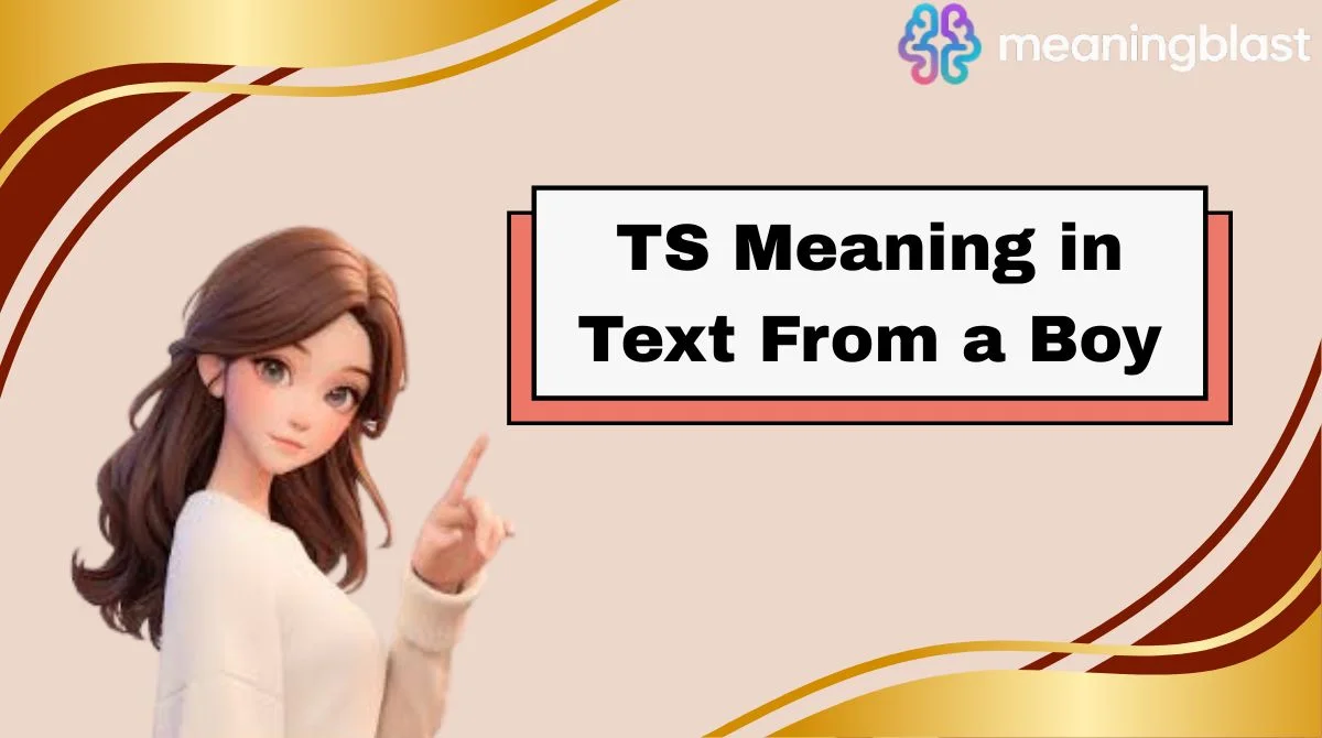 TS Meaning in Text From a Boy