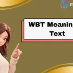 WBT Meaning in Text